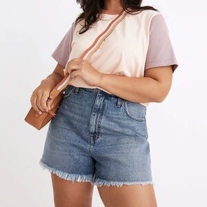 Madewell The Momjean Short in Willis Wash